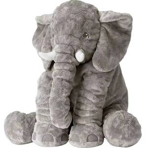 lot 1751 image: BOOJALOO Giant Stuffed Animals Doll Elephant Stuffed Animal, 24 Stuffed Elephant Plush Toy Gifts for Girls Boys Gray