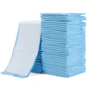 lot 1752 image: Rocinha 100 Pack Disposable Changing Pads Baby Disposable Underpads Waterproof Diaper Changing Pad Breathable Underpads Bed Table Protector Mat (17 x 13 Inches)