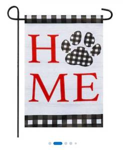 lot 1842 image: Style Selections 1-ft W x 1.5-ft H Summer Garden flag