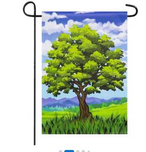 lot 1849 image: Style Selections 1-ft W x 1.5-ft H Summer Garden flag