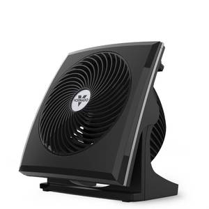 lot 1854 image: Vornado 573T Small Room Air Circulator Fan with Pivoting Head, Easy Clean Removable Grille, 3 Speed Settings, Black