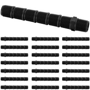 lot 1894 image: Mizelu 30 Pcs Cut-Off Sprinkler Rise, Sprinkler Height Extender Riser, Male Pipe Thread Riser Adapter for Outdoor Garden Courtyard Patio Lawn Irrigation Replacement Parts