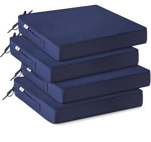 lot 1913 image: IPYNBAP Outdoor Chair Cushions Set of 4 -Waterproof Outdoor Seat Cushions