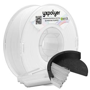 lot 1939 image: YXPOLYER Breakaway Support Filament 1kg 1.75mm with Upgraded PC Reusable AMS-Compatible Spool, Solvent-Free Support Material for PETG, Nylon, PA-CF, PPS, PC-CF, and More Engineering-Grade Filament