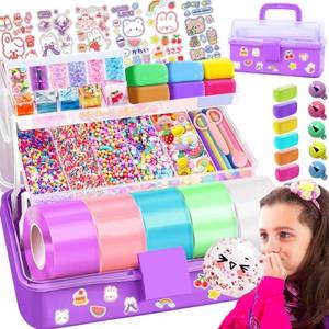 lot 1964 image: Jimcii Nano Tape Bubble Kit for Kids, Nano Tape Squishy Maker Making Kit, Birthday Squishy Toys Gifts for 4 5 6 7 8 9 10 11 12 Year Old Girls Girl
