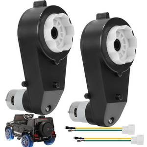 lot 1987 image: 2Pcs 24V 40000RPM Kids Ride On Car Gearbox Motor 24V RS550 40000RPM Drive Engine Match Kids Ride On Toys Car Gearbox