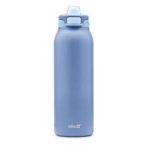 lot 3020 image: Ello Pop & Fill 32oz Stainless Steel Water Bottle with Quick Fill Technology, Double Walled and Vacuum Insulated Metal, Leak Proof Locking Lid, Sip and Chug, Reusable, BPA Free, Raincloud
