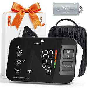 lot 3038 image: Blood Pressure Monitors for Home Use with Bag FSA&ampHSA Eligible,One-Touch Automatic Measurement with Large LED Three-Color Warning for 2 User