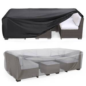 lot 3046 image: Heavy Duty Patio Furniture Covers Waterproof, Mrrihand Patio Furniture Outdoor Sectional Sofa Couch Set, Patio Table and Chair Set Cover 89.7 Lx62.2 Wx28.3 H