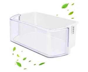 lot 1053 image: DA97-12935A RF220NCTASR Door Shelf Bin Replacement Compatible for Sam-sung Refrigerator (Both Left&Right Side) RF220NCTASG, RF220NCTAWW, RF220NCTASP, RF221NCTASP, RF221NCTASR ect Parts-by MIFLUS - Retail $19