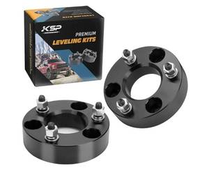 lot 1069 image: KSP 2in Front Lift Kits for Ram 1500 2009-2026, 2 Leveling Lift Kit for 2009-2026 Dodge Ram 1500 4WD, 2005-2011 Dakota 2WD 4WD, Aluminum Suspension Level Kit CNC Strut Spacers For Pick Up - Retail $50
