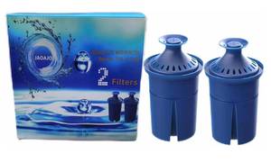 lot 1093 image: Elite Water Filter Replacements for Brita Pitcher Water Filter and Dispensers, NSF Certified to Remove 99% of Lead,BPA FREE,2 Count(Blue) - Retail $16