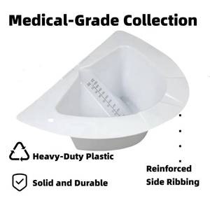 lot 7006 image: Urine Collection Hat for Toilet - Female Urinal Stool Sample Collection, Toilet Hats Urine Cups Stool Specimen Urine Collector for Women (3 Pack) - Retail $15