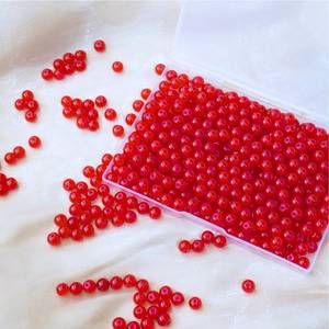 lot 7033 image: Glass Beads Bulk, 8mm Glass Beads for Barcelet and Jewelry Making DIY Crafts (Red) - Retail $9