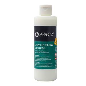 lot 13088 image: Artecho Pouring Effects Medium 8oz  236ml, Acrylic Medium for Acrylic Paint - Retail $9