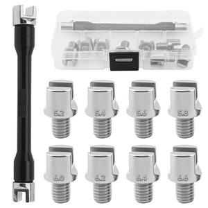 lot 13102 image: Windance Universal CNC Wheel Spoke Spanner, Motorcycle Repair Tool Kit 5.0-6.8mm Spoke Wrench Set for Most Motorbike NOT FIT ANY BICYCLE BIKE,Serviceable Hand Tools (5.0mm-6.8mm) - Retail $13