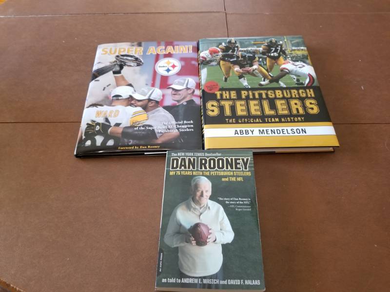lot 5211 image: Dan Rooney  Steelers Book Lot