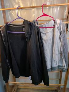 lot 17 image: Athletic Works & Charlotte Russe Zip-Up Hoodie Bundle