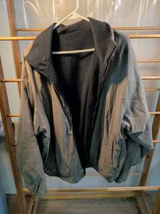 lot 47 image: Mens Reversible Fleece-Lined Zip-Up Jacket