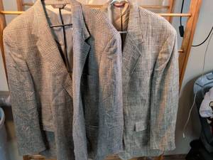 lot 53 image: Borck Brothers Glen Plaid Mens Sport Coat Blazer Lot of 2
