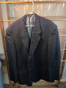 lot 81 image: Hart Schaffner & Marx Mens Navy Blazer Sport Coat