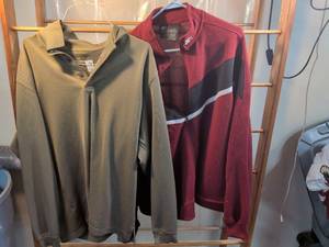 lot 98 image: Grand Slam Golf & Starter Mens XL Pullover Shirt and Full-Zip Jacket Bundle