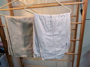 lot 132 image: Cherokee Plus Size Light Blue Elastic Waist Pants Size 20 W