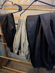 lot 139 image: Mens Dress Pants Lot - 4 Pairs Mixed Styles