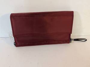 lot 170 image: ROLFS Car Organizer Burgundy with Wristlet Strap