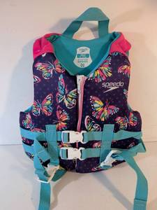 lot 177 image: Speedo Child Life Jacket 30-50 lbs US Coast Guard Approved