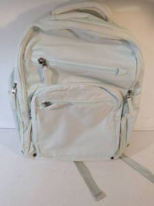 lot 184 image: Cream Backpack with Multiple Compartments and Padded Straps