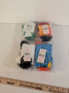 lot 222 image: Epic Sports Crew Socks 4-Pack Assorted Colors