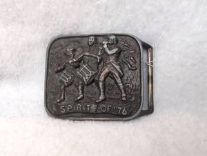 lot 3014 image: Spirit of 76 Belt Buckle