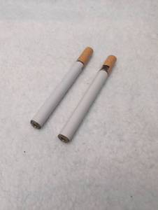 lot 3017 image: Cigarette-Shaped Pipe Lot of 2 with Removable Filter Cap