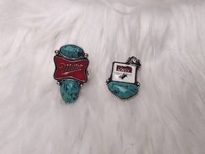 lot 4516 image: Miller Collectible Ring and Coors Beer Brewery Jewelry Piece