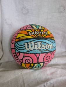 lot 5003 image: Wilson Graffiti Official Size Ball&nbsp