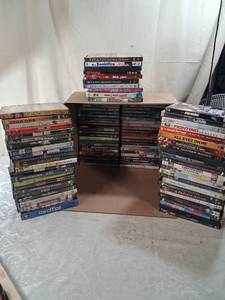 lot 27 image: Large Lot of Assorted DVDs - 80 Movies and TV Shows