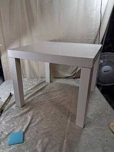 lot 61 image: IKEA LACK Side Table in White