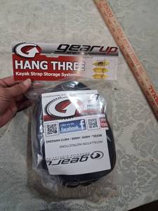 lot 69 image: Gear Up Hang Three Kayak Strap Storage System