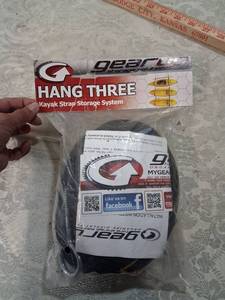 lot 70 image: GearUp Hang Three Kayak Strap Storage System