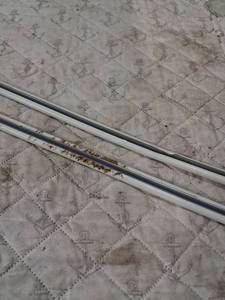 lot 79 image: True Living Decorative Curtain Rods with Swirl Finials and Hooks Set