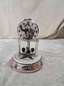 lot 93 image: Elvis Presley Anniversary Dome Clock