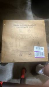 lot 30141 image: Towel Warmer Cabinet Comfortlife - Retail $0