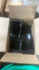 lot 30142 image: Small Book Bin - 11.75x8.5x4.5 - Onyx - 6 Piece Set - Retail $0