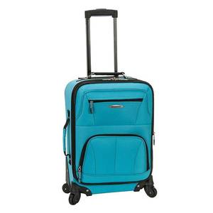 lot 30187 image: Rockland Luggage Pasadena 19  Softside Expandable Spinner Carry On  F2281 - Retail $148
