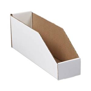 lot 30189 image: Staples Corrugated Storage Bins, 3 x 12 x 4.5 50Pack - Retail $52
