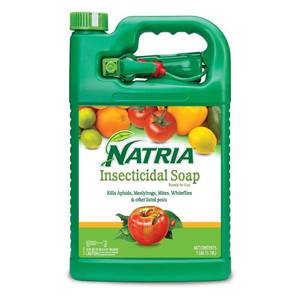 lot 3832 image: NATRIA Insecticidal Soap  Ready-to-Use  1 Gallon - Retail $36