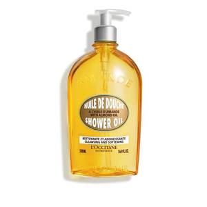 lot 3841 image: LOCCITANE Cleansing & Softening Almond Shower Oil. 16.90 fl oz - Retail $48