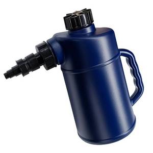 lot 3848 image: KPFILEH Heavy Duty Battery Filler, 2 Liter Car Deep-Cycle Battery Filler Bottle with Auto Shut and Non Drip Valve, Safe & Fast Vehicle Batteries Water Filling Bottles for Golf (Blue) - Retail $16