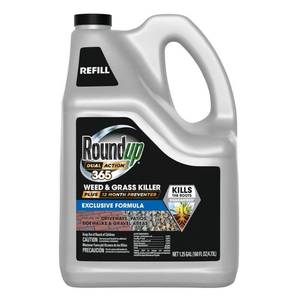 lot 3883 image: Roundup Dual Action 365 Weed & Grass Killer Plus 12 Month Preventer Refill  1.25 gal. - Retail $54